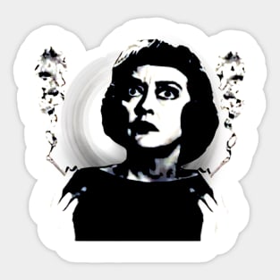 Bette davis Popart Smoking Sticker